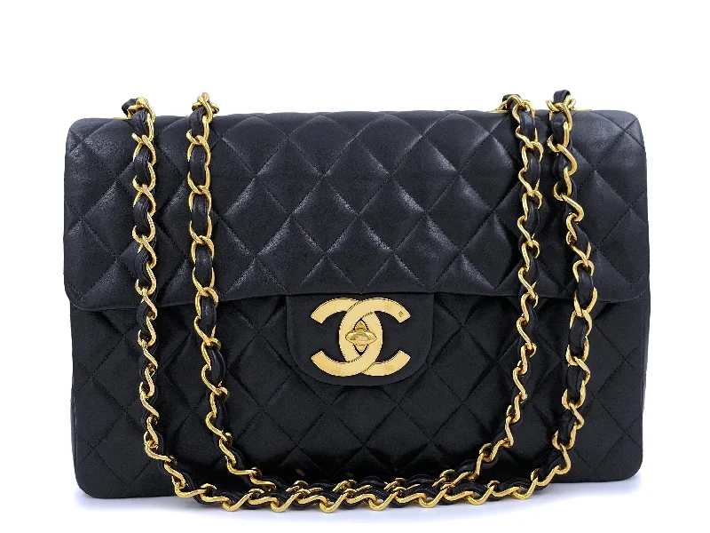 Chanel 1994 Vintage Maxi Classic Flap Bag "Jumbo XL" 24k GHW Stylish Totes, Exclusive Savings Chanel 1994 Vintage Maxi Classic Flap Bag "Jumbo XL" 24k GHW Stylish Totes, Exclusive Savings