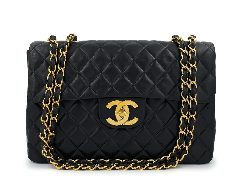Chanel 1994 Vintage Maxi "Jumbo XL" Classic Flap Bag 24k GHW Classic And Modern Handbags Now More Affordable Chanel 1994 Vintage Maxi "Jumbo XL" Classic Flap Bag 24k GHW Classic And Modern Handbags Now More Affordable