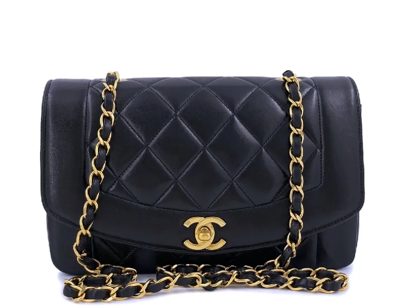 Chanel 1995 Vintage Black Small Diana Flap Bag 24k GHW Lambskin Stylish Bags At Unbeatable Prices – Shop Now Chanel 1995 Vintage Black Small Diana Flap Bag 24k GHW Lambskin Stylish Bags At Unbeatable Prices – Shop Now