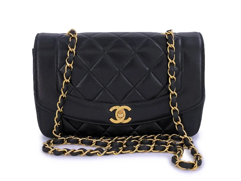 Pristine Chanel 1996 Vintage Small Diana Flap Bag 24k GHW Lambskin Trendy Totes, Shop & Save Pristine Chanel 1996 Vintage Small Diana Flap Bag 24k GHW Lambskin Trendy Totes, Shop & Save