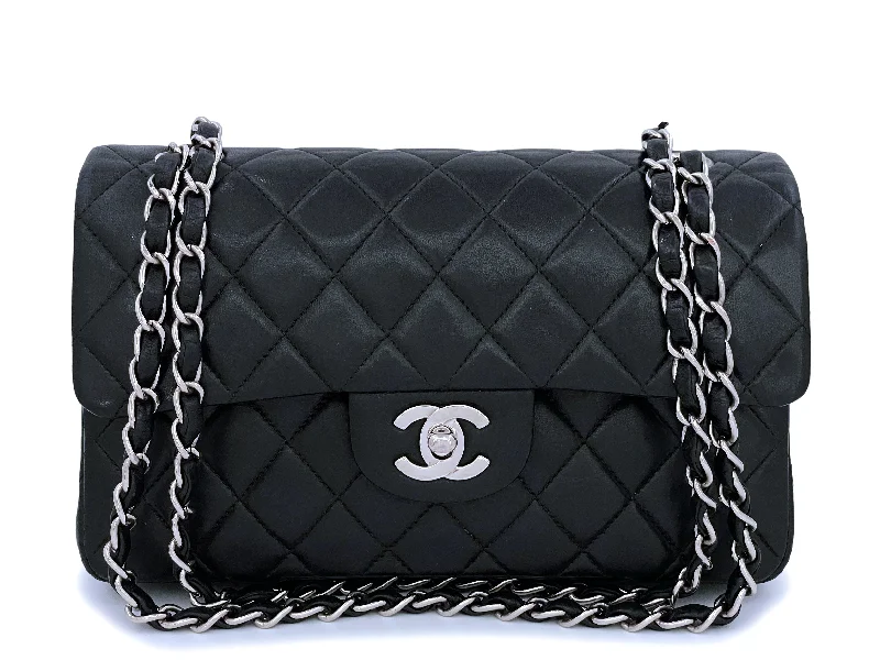 Chanel 2001 Vintage Black Small Classic Double Flap Bag SHW Lambskin Statement Bags At Unbelievable Discounts – Shop Today Chanel 2001 Vintage Black Small Classic Double Flap Bag SHW Lambskin Statement Bags At Unbelievable Discounts – Shop Today