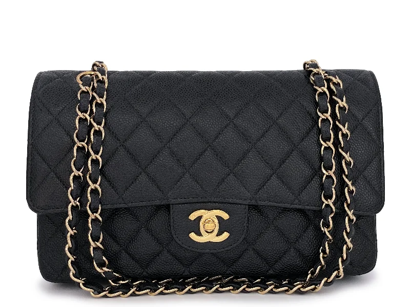 Chanel 2002 Vintage Black Caviar Medium Classic Double Flap Bag 24k GHW Elevate Your Style With Our Handbag Sale Chanel 2002 Vintage Black Caviar Medium Classic Double Flap Bag 24k GHW Elevate Your Style With Our Handbag Sale