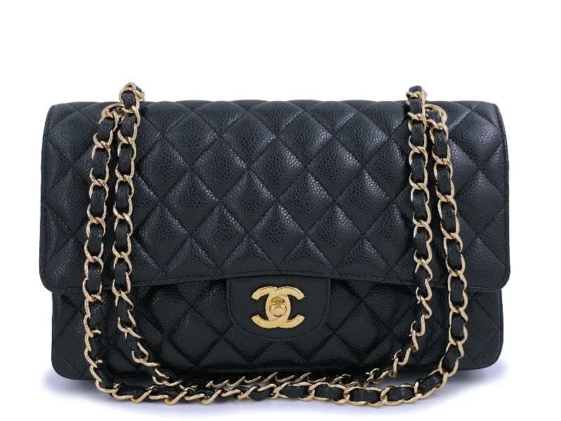 Chanel Black Caviar Medium Classic Double Flap Bag GHW Grab Stylish Bags Before They're Gone Chanel Black Caviar Medium Classic Double Flap Bag GHW Grab Stylish Bags Before They're Gone