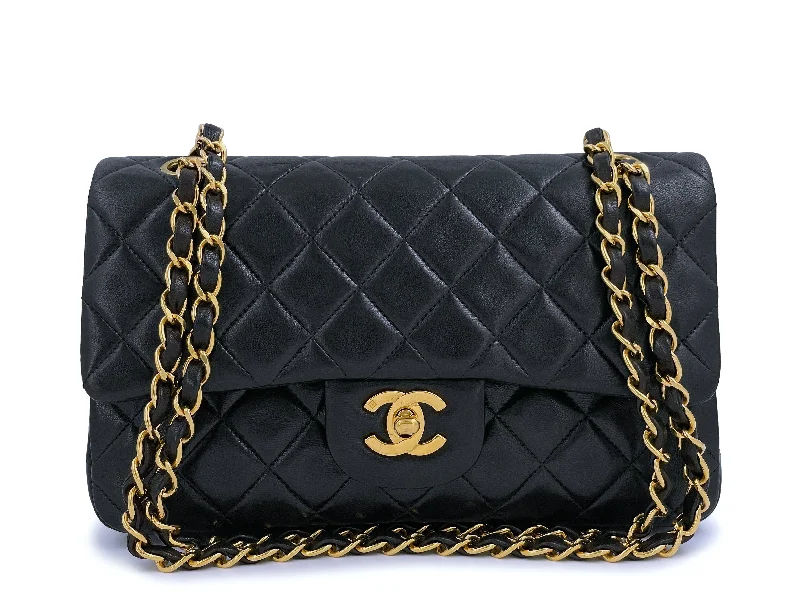 Chanel Vintage 1996 Black Small Classic Double Flap Bag 24k GHW High-End Bags, Low-End Prices Chanel Vintage 1996 Black Small Classic Double Flap Bag 24k GHW High-End Bags, Low-End Prices