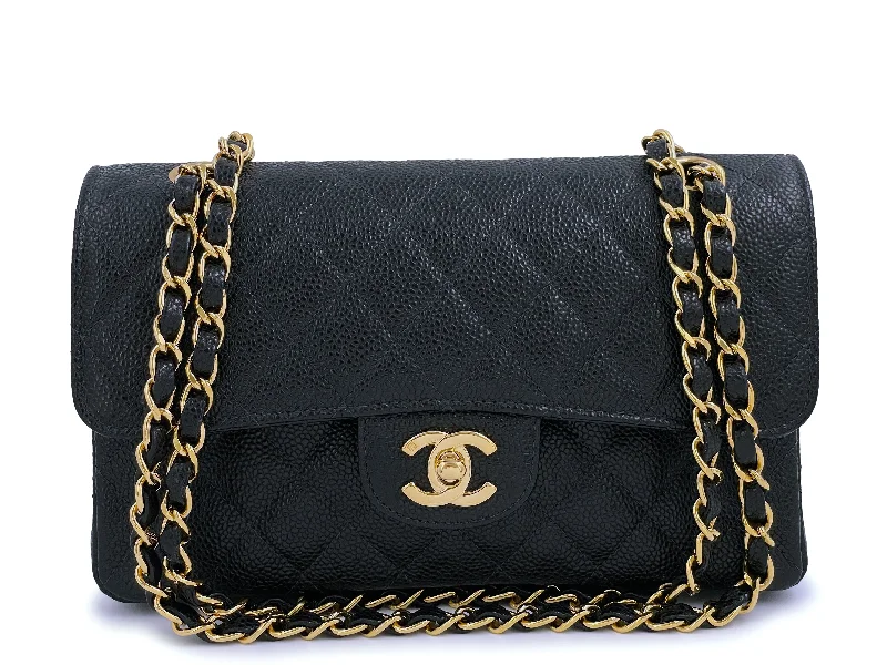 Chanel Vintage 2003 Black Caviar Small Classic Double Flap Bag 24k GHW Fashionable Bags At Must-Have Prices Chanel Vintage 2003 Black Caviar Small Classic Double Flap Bag 24k GHW Fashionable Bags At Must-Have Prices