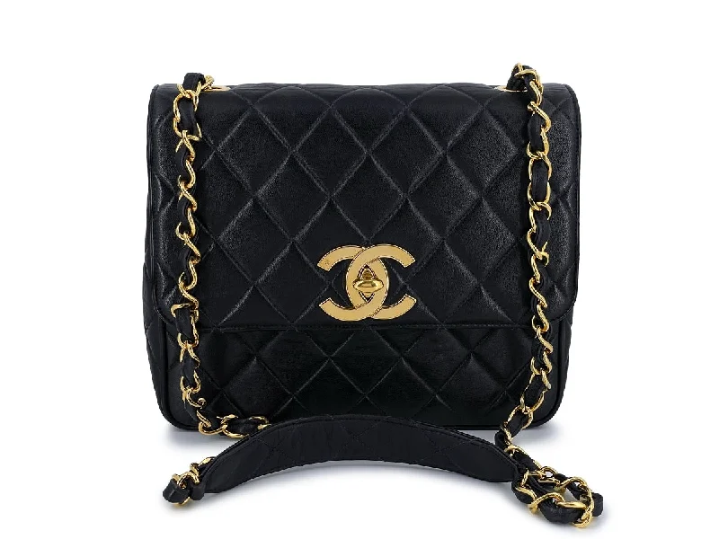Chanel Vintage 1995 Square Medium Crossbody Classic Flap Bag 24k GHW Must-Have Bags At Irresistible Discounts Chanel Vintage 1995 Square Medium Crossbody Classic Flap Bag 24k GHW Must-Have Bags At Irresistible Discounts
