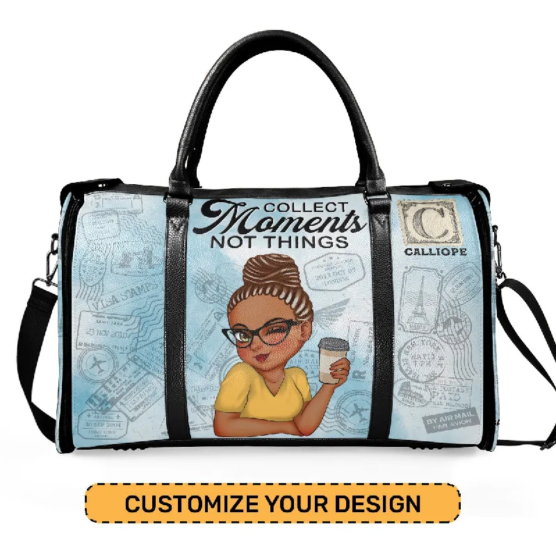 Collect Moments Not Things - Personalized Leather Duffle Bag SBDFLN1237D Statement Bags, Shop Today Collect Moments Not Things - Personalized Leather Duffle Bag SBDFLN1237D Statement Bags, Shop Today