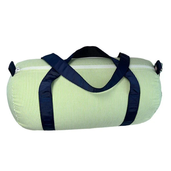 MINT Grasshopper Seersucker Medium Duffle Don't Miss Out – Shop Fashionable Bags At Special Rates MINT Grasshopper Seersucker Medium Duffle Don't Miss Out – Shop Fashionable Bags At Special Rates
