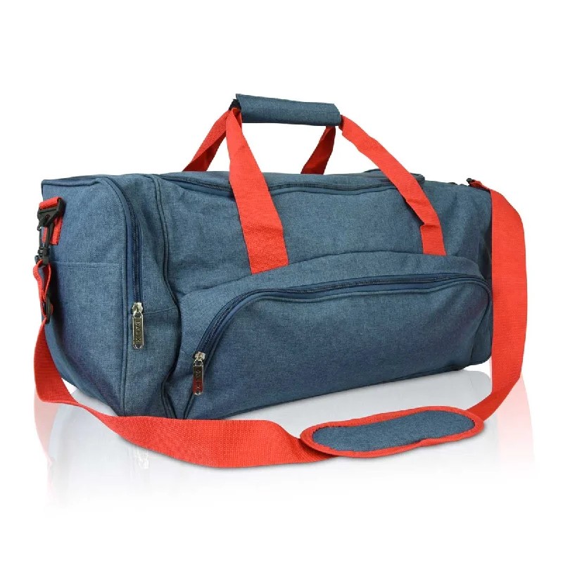 Dalix 25" Large Signature Travel Gym Bag w/Premium Lining Stylish Totes With Special Discounts Dalix 25" Large Signature Travel Gym Bag w/Premium Lining Stylish Totes With Special Discounts