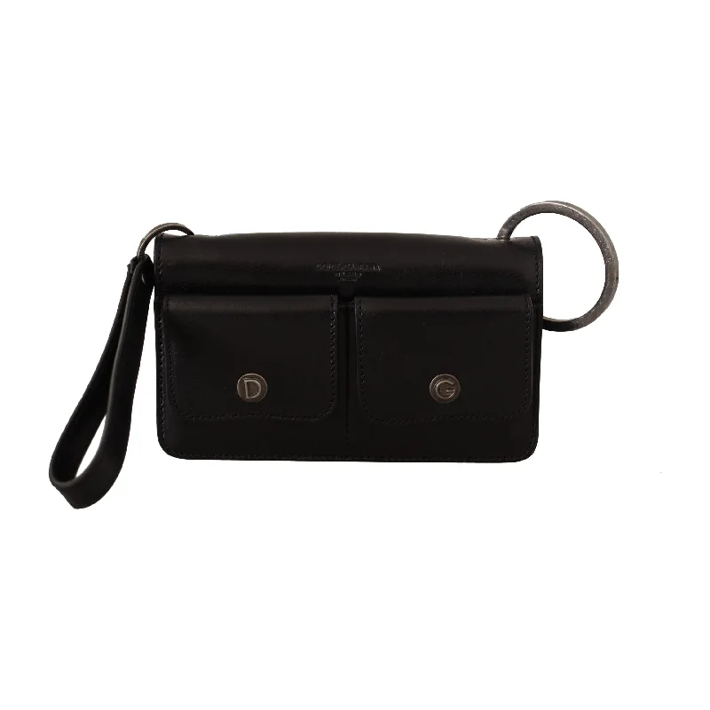 Dolce & Gabbana Elegant Mini Leather Wallet in Timeless Black Don't Miss Out – Shop Fashionable Bags At Special Rates Dolce & Gabbana Elegant Mini Leather Wallet in Timeless Black Don't Miss Out – Shop Fashionable Bags At Special Rates