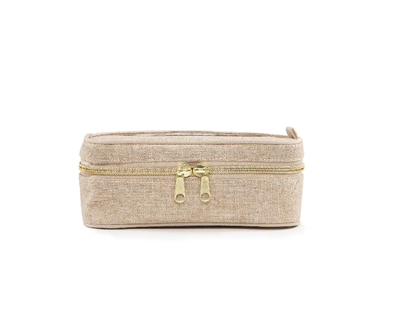 Ecru Petite Beauty Poche Fashion Bags, Limited Offer