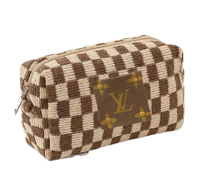 Upcycled Travel Makeup Pouch Trendy Purses At Unbeatable Discounts