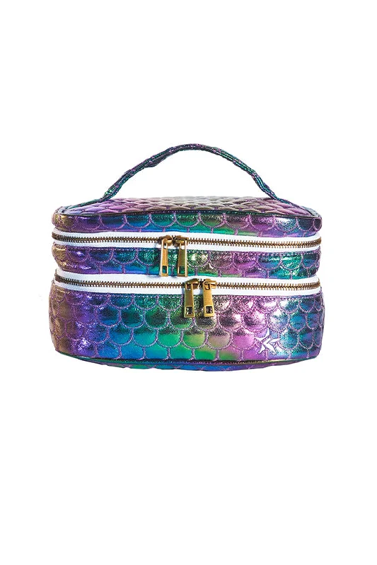 Mermaid Magic Rebel Glam & Go Travel Case with White Zipper Chic Crossbody Bags, Limited Offers Mermaid Magic Rebel Glam & Go Travel Case with White Zipper Chic Crossbody Bags, Limited Offers