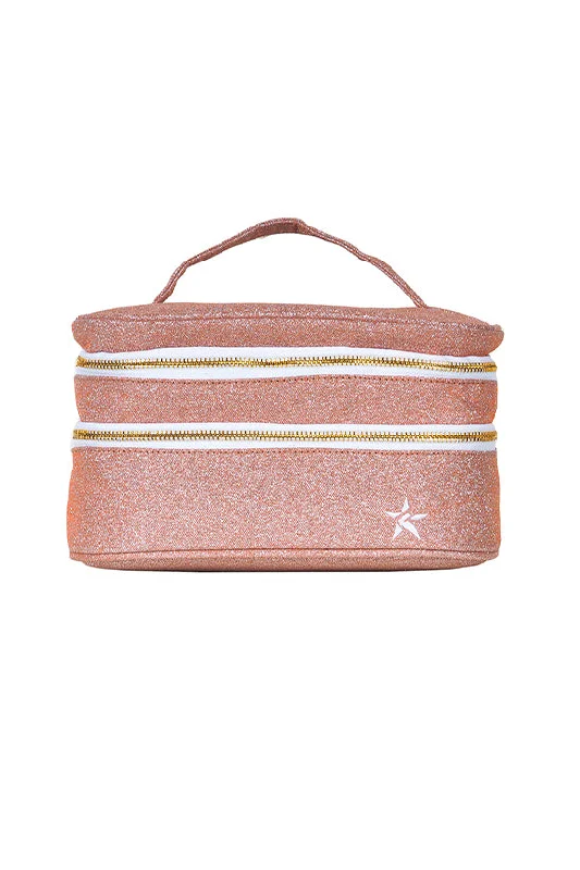 Rose Gold Rebel Glam & Go Travel Case with White Zipper Grab Your Favorite Handbags At Discounted Prices Rose Gold Rebel Glam & Go Travel Case with White Zipper Grab Your Favorite Handbags At Discounted Prices