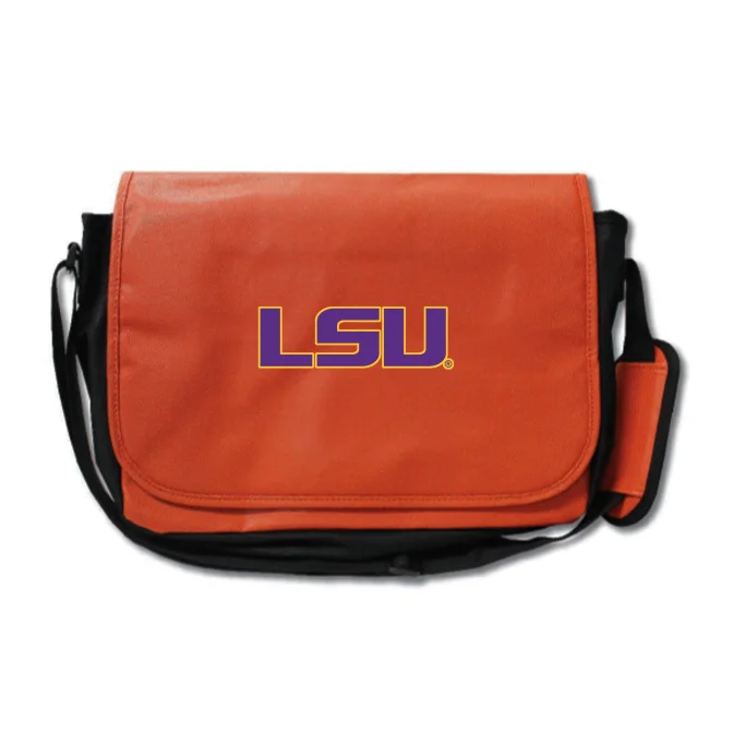 LSU Tigers Basketball Messenger Bag Premium Bags, Special Prices