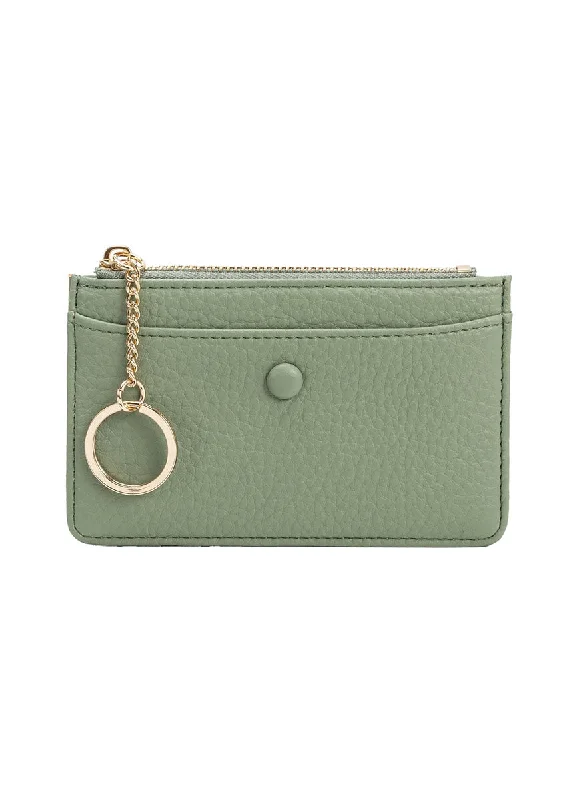 Lupe Keychain Wallet - Sage Limited-Time Handbag Sale