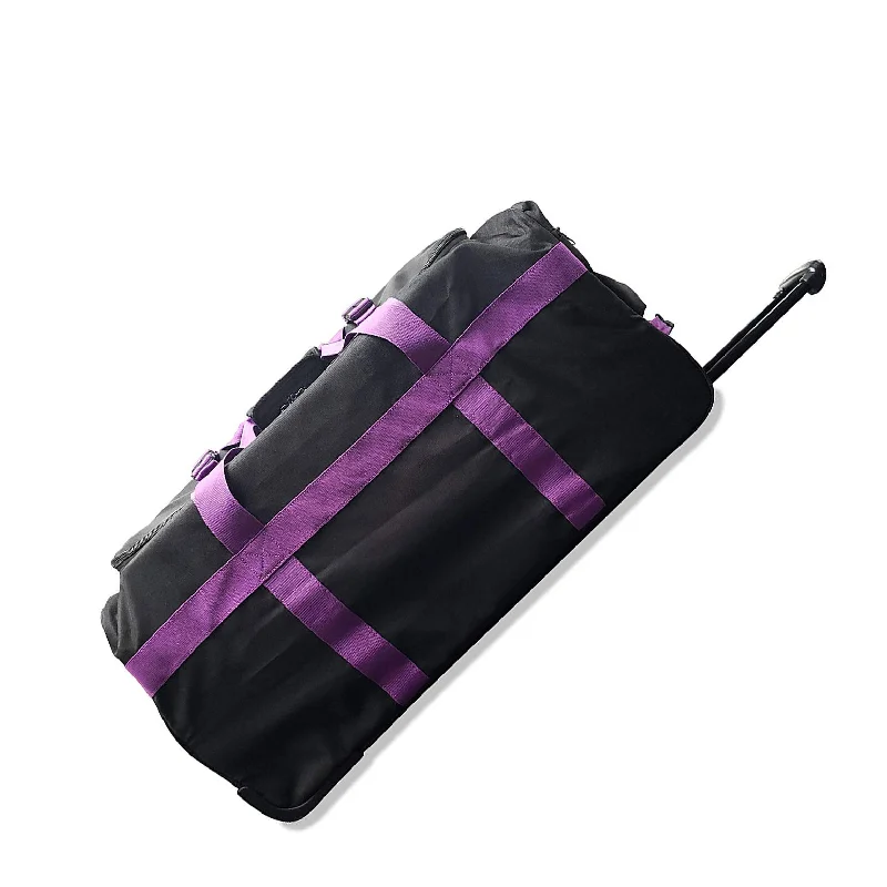Marco Polo Air Lite wheeled Travel Duffel Bag 32" Black/Purple Stylish Bags, Unbeatable Prices Marco Polo Air Lite wheeled Travel Duffel Bag 32" Black/Purple Stylish Bags, Unbeatable Prices