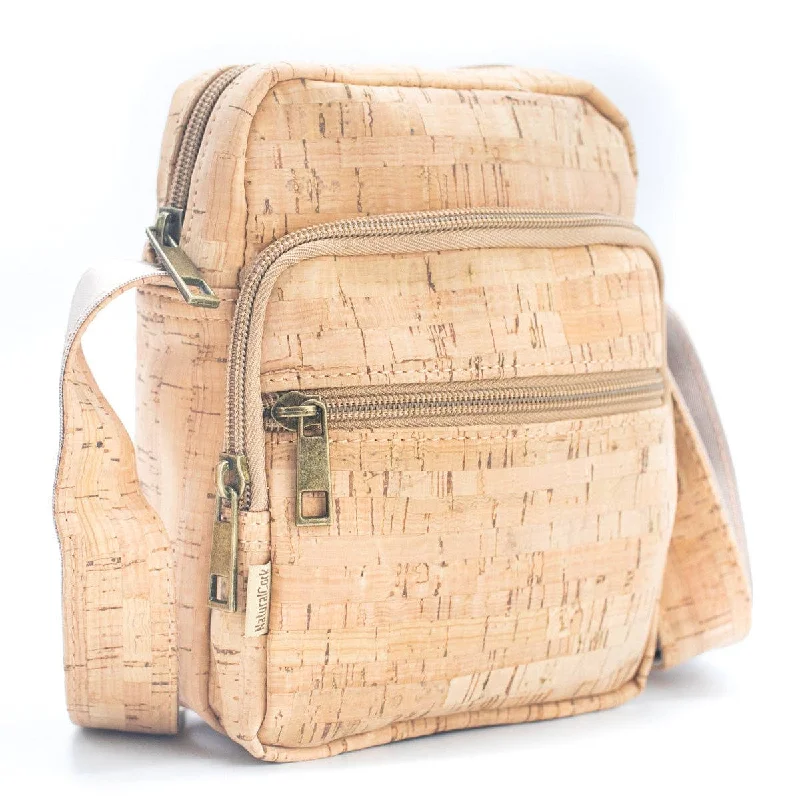 Men's Zipper Cork Messenger Bag BAG-2246 Limited-Stock Handbag Sale For A Stylish Look Men's Zipper Cork Messenger Bag BAG-2246 Limited-Stock Handbag Sale For A Stylish Look