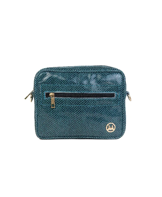 Messenger Bag: Pine Green Snake Print The Best Handbag Deals Are Available Now