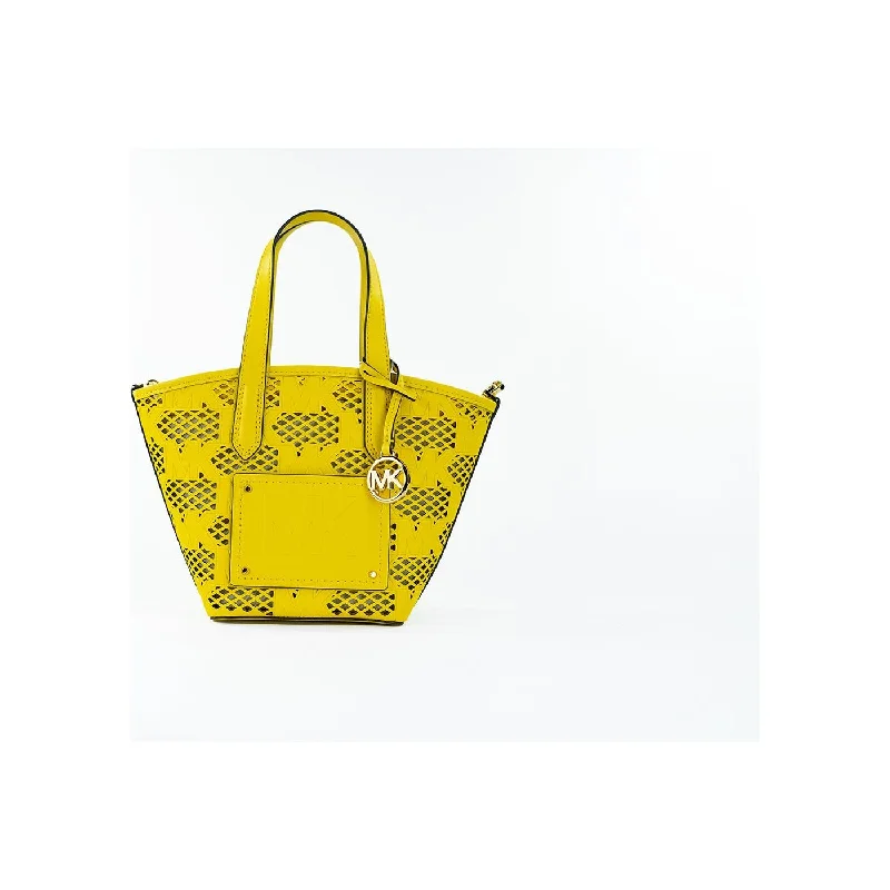 Michael Kors Kimber Small Daffodil Leather 2-in-1 Zip Tote Messenger Bag Purse Elegant Bags With Limited Stock Available Michael Kors Kimber Small Daffodil Leather 2-in-1 Zip Tote Messenger Bag Purse Elegant Bags With Limited Stock Available