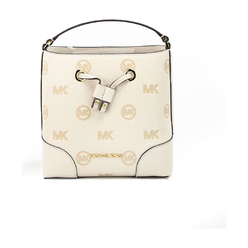 Michael Kors Mercer Small Light Cream Embossed Drawstring Bucket Messenger Bag Flash Sale On Designer Bags Michael Kors Mercer Small Light Cream Embossed Drawstring Bucket Messenger Bag Flash Sale On Designer Bags