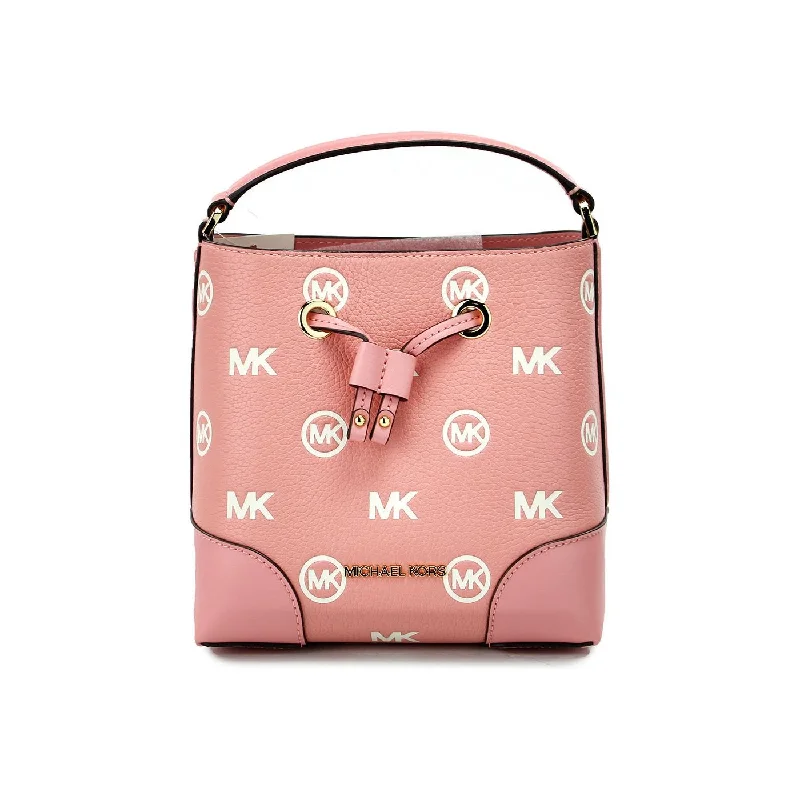 Michael Kors Mercer Small Primrose Embossed Drawstring Bucket Messenger Bag Seasonal Sale On Trendy Handbags Michael Kors Mercer Small Primrose Embossed Drawstring Bucket Messenger Bag Seasonal Sale On Trendy Handbags