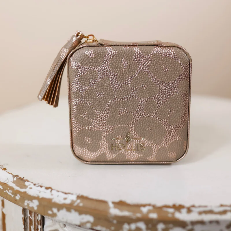 Hollis | Mini Jewelry Organizer in Leopard Everyday Bags, Budget-Friendly