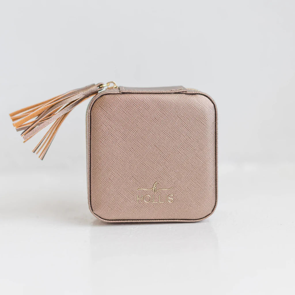 Hollis | Mini Jewelry Organizer in Metallic Mocha Limited-Stock Bag Clearance – Grab Your Favorite Now Hollis | Mini Jewelry Organizer in Metallic Mocha Limited-Stock Bag Clearance – Grab Your Favorite Now