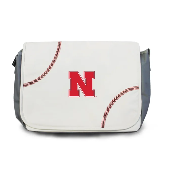 Nebraska Cornhuskers Baseball Messenger Bag Fashion Bags, Limited Offer