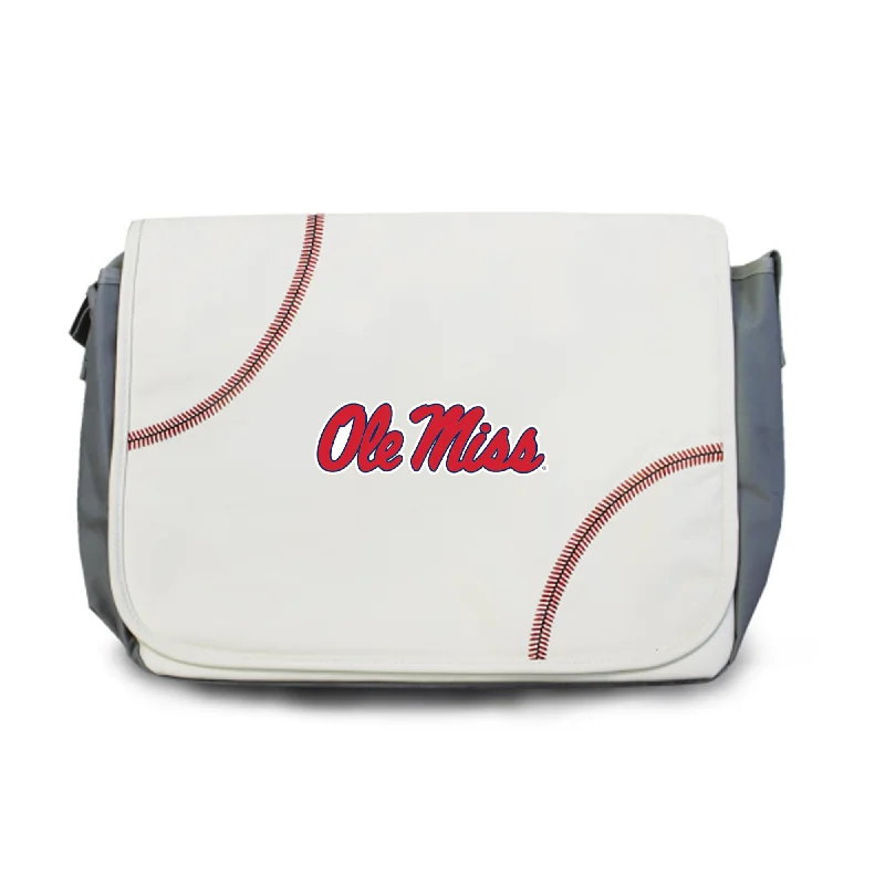 Ole Miss Rebels Baseball Messenger Bag Timeless Bags, Flash Sale