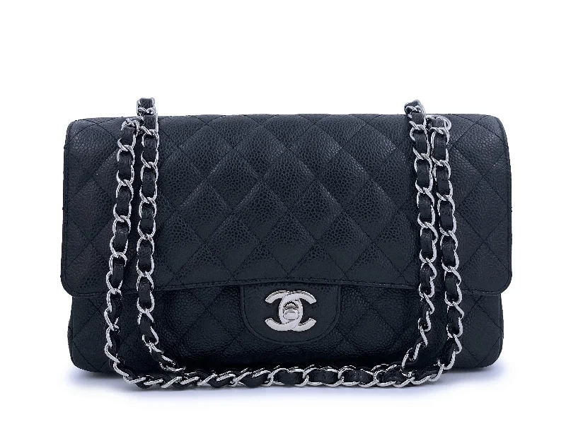 Pristine 2009 Chanel Black Caviar Medium Classic Double Flap Bag SHW Trendy Backpacks With Big Discounts Pristine 2009 Chanel Black Caviar Medium Classic Double Flap Bag SHW Trendy Backpacks With Big Discounts