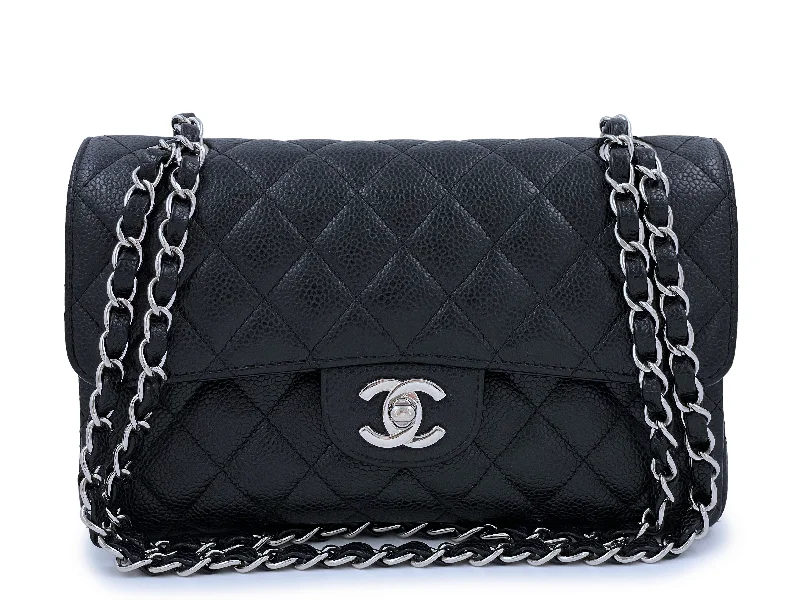 Pristine Chanel Black Caviar Small Classic Double Flap Bag SHW Timeless Handbags, Flash Sale Pristine Chanel Black Caviar Small Classic Double Flap Bag SHW Timeless Handbags, Flash Sale