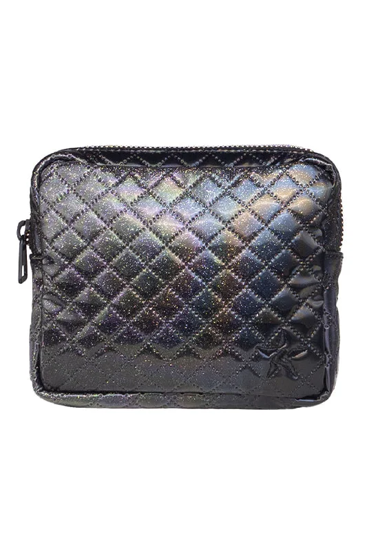 Quilted Sparkle Rebel Square Clutch with Black Zipper Grab Stylish Bags Before They Sell Out Quilted Sparkle Rebel Square Clutch with Black Zipper Grab Stylish Bags Before They Sell Out