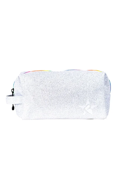 Opalescent Rebel Makeup Bag with Rainbow Zipper Chic Handbags At Special Promotional Prices Opalescent Rebel Makeup Bag with Rainbow Zipper Chic Handbags At Special Promotional Prices