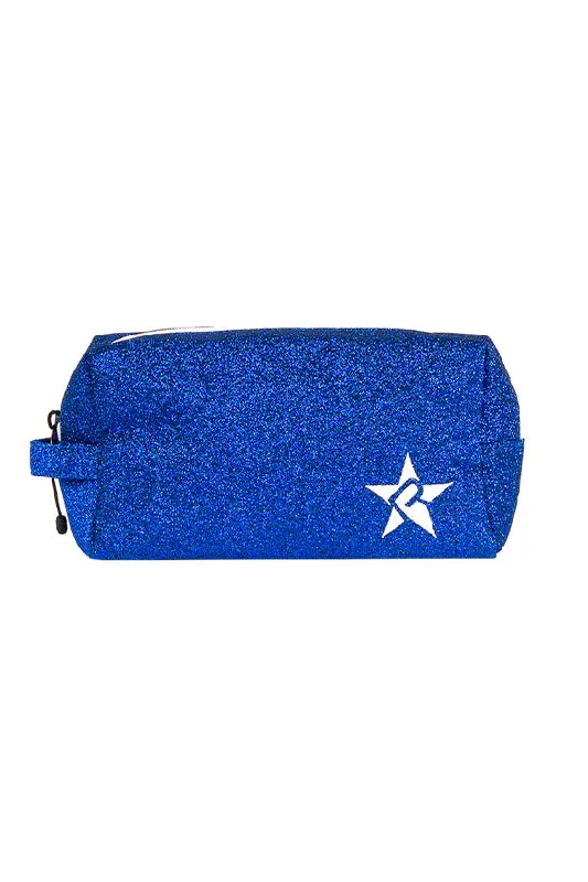 Royal Blue Rebel Makeup Bag with White Zipper Premium Handbags With A Touch Of Elegance Royal Blue Rebel Makeup Bag with White Zipper Premium Handbags With A Touch Of Elegance