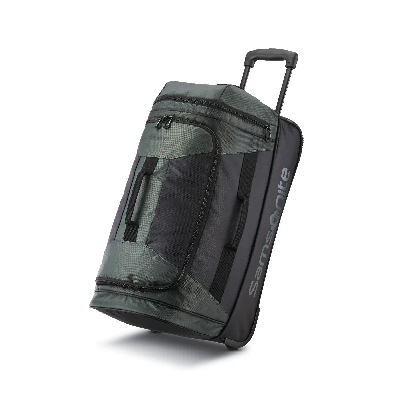 Samsonite Andante 2 22" Wheeled Duffel Moss Green/Black Modern Handbags With Stylish Discounts Samsonite Andante 2 22" Wheeled Duffel Moss Green/Black Modern Handbags With Stylish Discounts