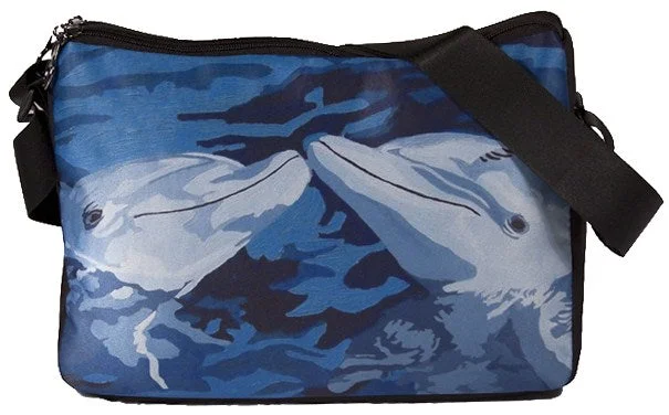 Dolphin Signature Messenger Bag - The Kiss Fashionable Handbags, Limited-Time Deals