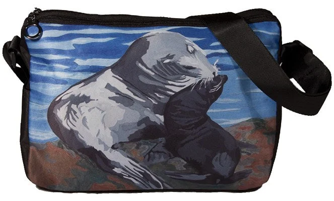 Sea Lion Signature Messenger Bag- Treasure Stylish Totes, Exclusive Savings
