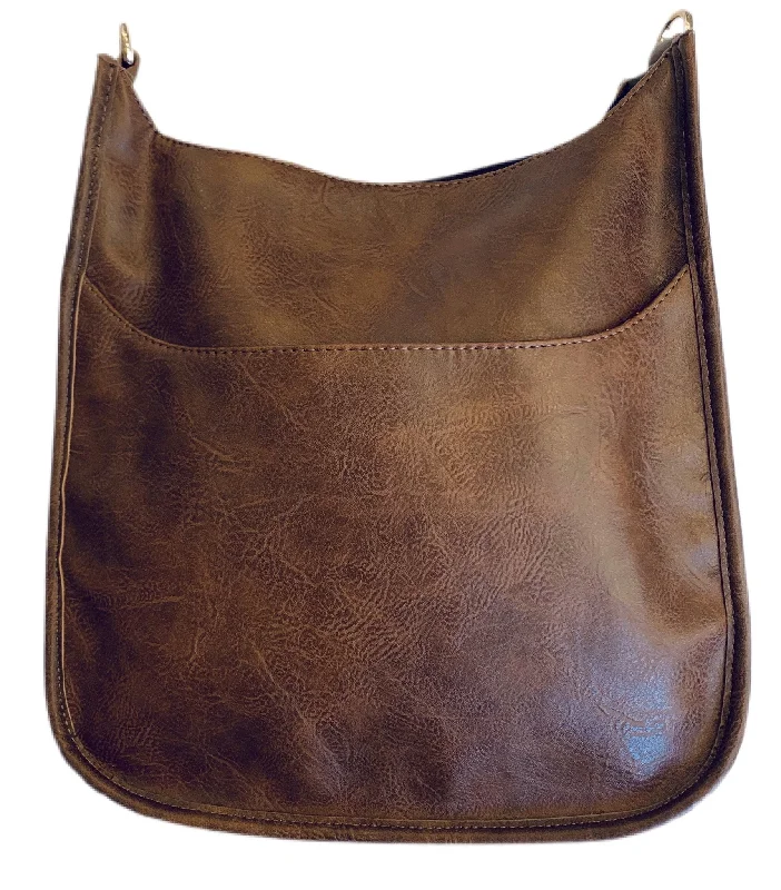 Vegan Leather Messenger - Coffee The Best Handbag Sale Of The Season