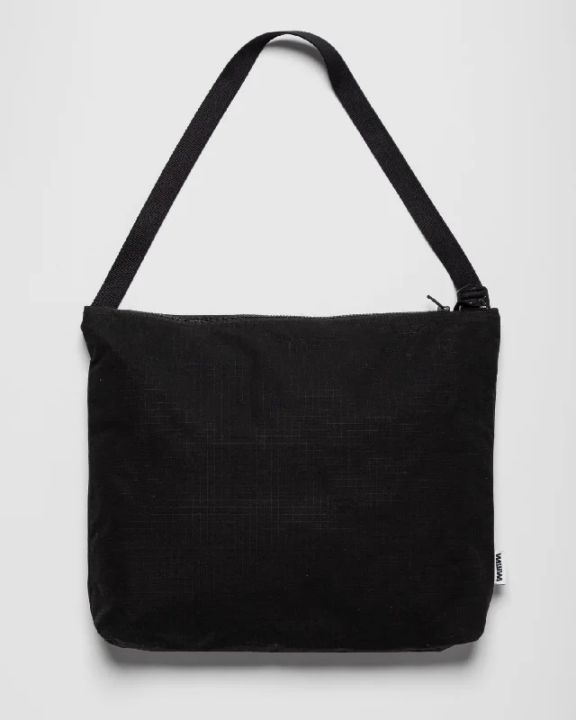 Water Resistant Messenger Bag - Black Fashion-Forward Bags, Now On Sale
