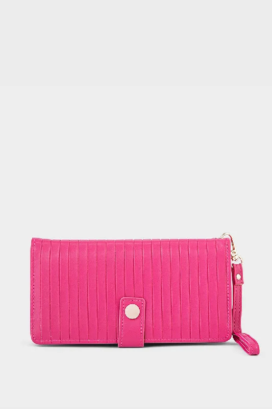 Wristlet Wallet BW6016-Pink Elevate Your Style With Our Handbag Sale