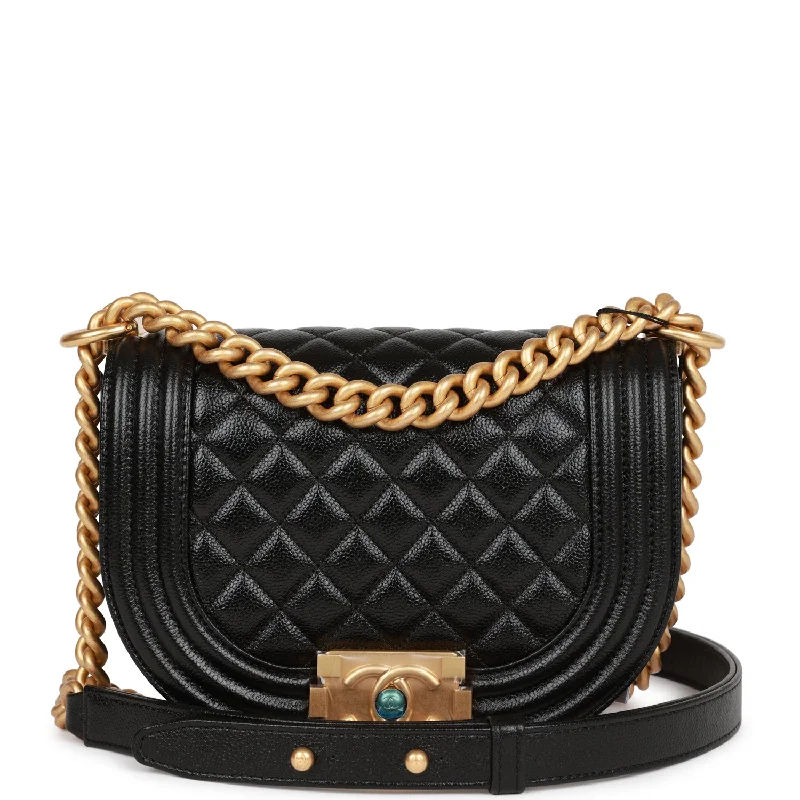 Chanel Small Boy Bag Messenger Black Caviar Antique Gold Hardware Trendy And Classic Bags Now At Unbeatable Discounts Chanel Small Boy Bag Messenger Black Caviar Antique Gold Hardware Trendy And Classic Bags Now At Unbeatable Discounts