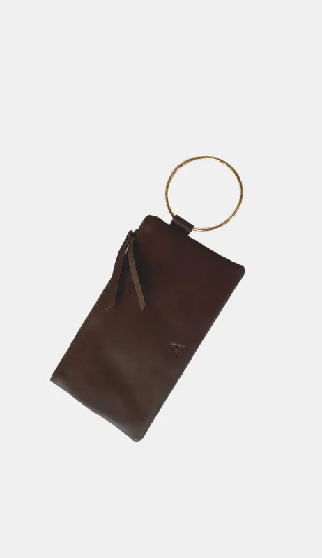 Fozi Wristlet - Chocolate Brown The Ultimate Sale On Must-Have Handbags