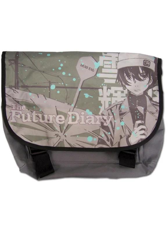 Future Diary - Yukiteru Amano Grey Messenger Bag Fashion-Forward Bags At Exclusive Promotional Prices