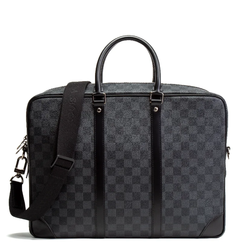 LOUIS VUITTON Damier Graphite Porte-Documents Voyage Messenger Bag Chic And Affordable Bags – Grab Yours Today LOUIS VUITTON Damier Graphite Porte-Documents Voyage Messenger Bag Chic And Affordable Bags – Grab Yours Today