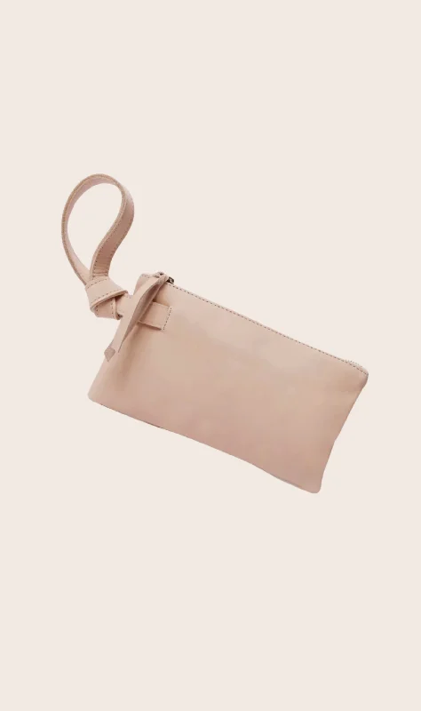 Rachel Wristlet - Pale Blush Modern Handbags With Stylish Discounts