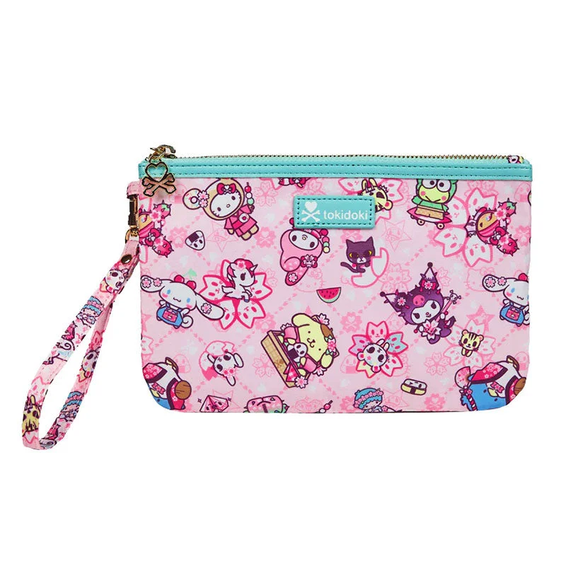 tokidoki x Hello Kitty and Friends Sakura Festival Zip Pouch Wristlet Classic And Modern Handbags Now More Affordable tokidoki x Hello Kitty and Friends Sakura Festival Zip Pouch Wristlet Classic And Modern Handbags Now More Affordable