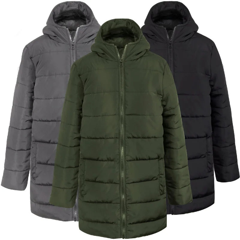 Youth Hooded Puffer Winter Coat - 3 Colors Best Handbag Sale Of The Season